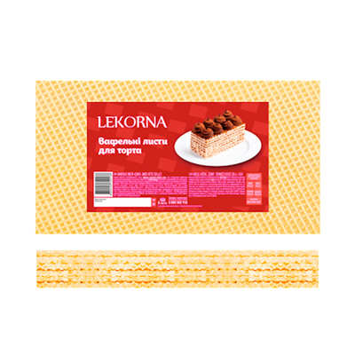 LAYERS PLAIN FAMILY FOR CAKE WAFFLE 20/150GR LEKORNA N09383