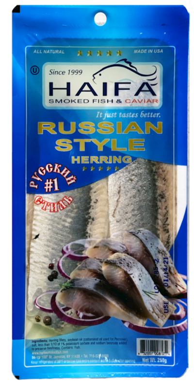 HERRING FILLET RUSSIAN STYLE 12/250GR HAIFA  N817
