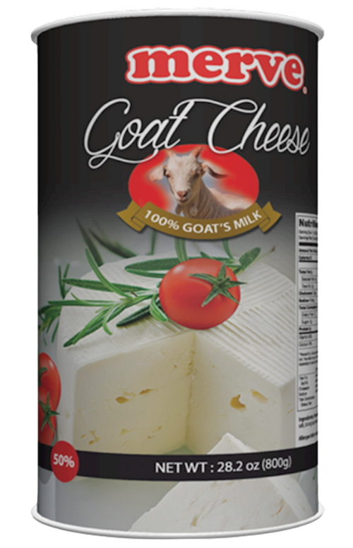 FETA GOAT CHEESE IN BRINE 50% 6/800GR MERVE NETHERLAND N6288