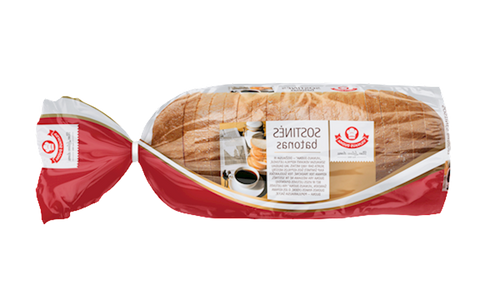 BREAD BATON SOSTINES WHEAT SLICED 5/400GR LITHUANIA N218094 / 200772
