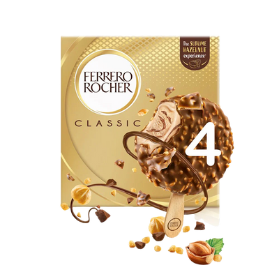 ICE CREAM STICK MILK CHOCOLATE 7/4/200GR FERRERO ROCHER N10059/6786