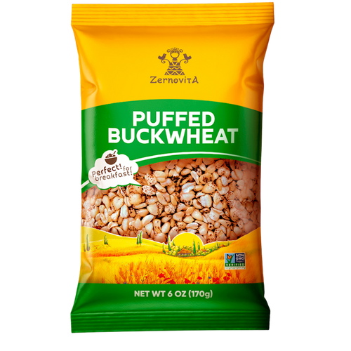 BUCKWHEAT PUFFED 18/170GR ZERNOVYTA