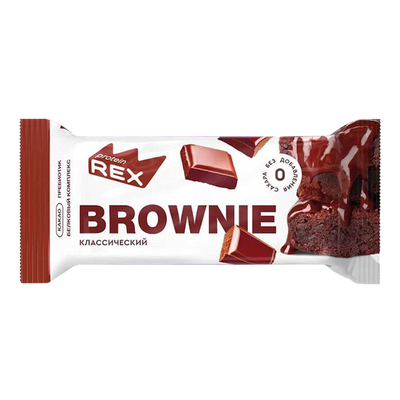 CAKE PROTEIN BROWNIE CLASSIC 12/50GR PROTEIN REX