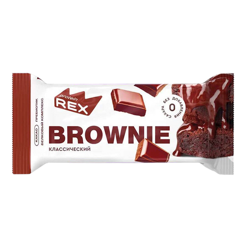 CAKE PROTEIN BROWNIE CLASSIC 12/50GR PROTEIN REX