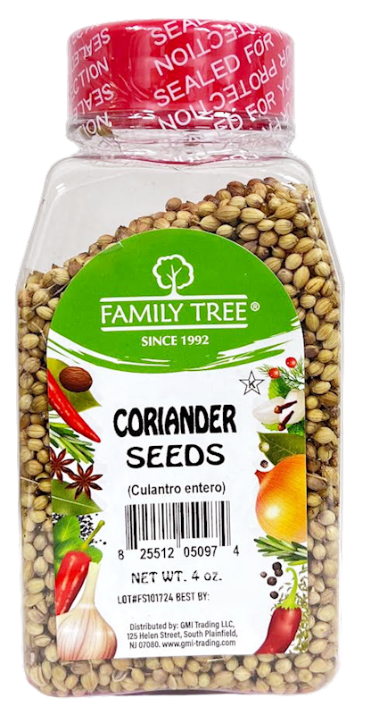CORIANDER SEEDS 12/4OZ FAMILY TREE