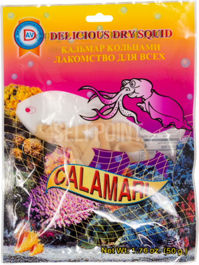 DRY FISH SQUID RING 10/64GR AV DELICIOUS N AV122(6)