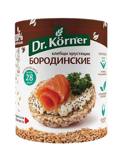 HLEBTSI DR.KORNER BORODINSKIE 20/100GR RUSSIA N1891