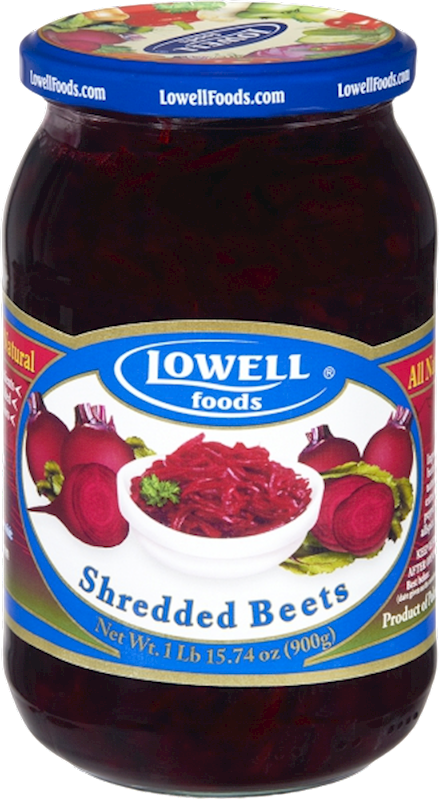 BEETS SHREDDED MARINATED 12/890GR LOWELL  POLAND N0209LF3780