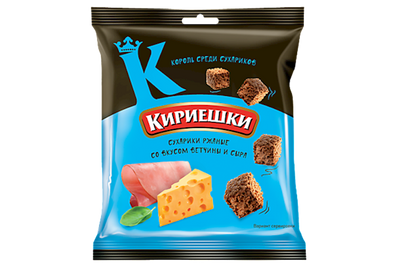 DRY BREAD RYE W/CHEESE&HAM FLAVOR 60/40GR KIRIESHKI NMBC106