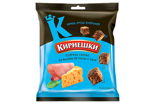 DRY BREAD RYE W/CHEESE&HAM FLAVOR 60/40GR KIRIESHKI NMBC106