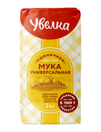 FLOUR WHEAT UNIVERSAL 6/2KG UVELKA 6/2000G UVELKA