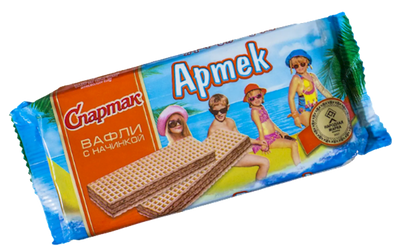 WAFFLES ARTEK 54/72GR FLOW PACK SPARTAK N8485