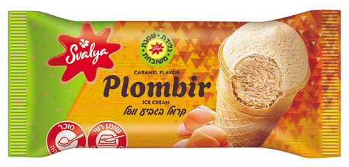 ICE CREAM PLOMBIR CARAMEL 42/120ML SVALIA N3838/375638