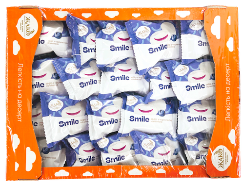 MARSHMALLOW W/BLUEBERRY FLAVOR LOOSE SMILE 44/50GR ZHAKO N3092001