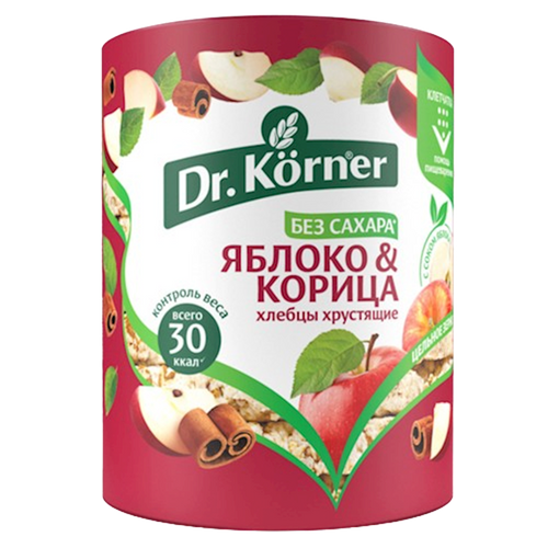 HLEBTSI DR.KORNER ZLAKOVIY COCTAIL W/APPLE&CINNAMON 20/90GR RUSSIA N1747