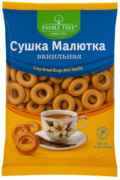 SUSHKA MINI W/VANILLA FLAVOR 10/340GR FAMILY TREE N31