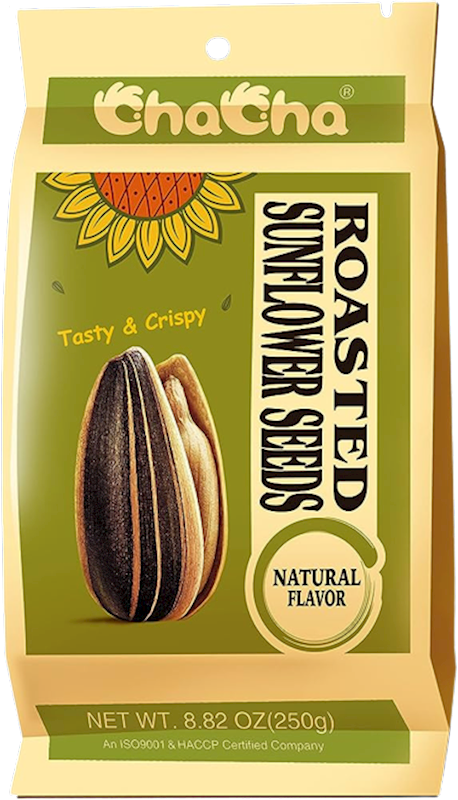 SUNFLOWER SEEDS ROASTED 18/250GR CHACHA