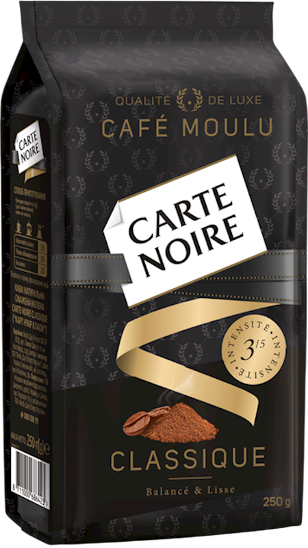 COFFEE GROUND ROASTED CLASSIC 12/250GR CARTE NOIRE