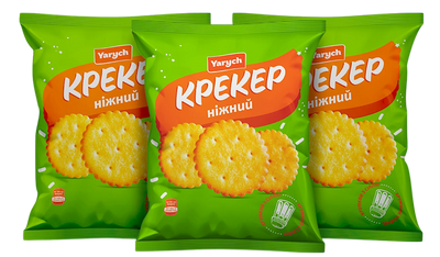 CRACKERS DELICATE 21/180GR YARYCH UKRAINE