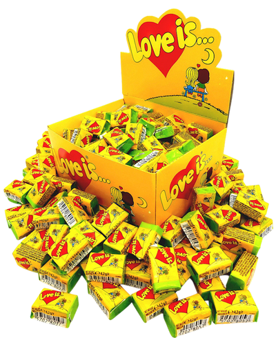 GUM W/COCONUT&PINEAPPLE FLAVOR 100/4.2GR LOVE IS...