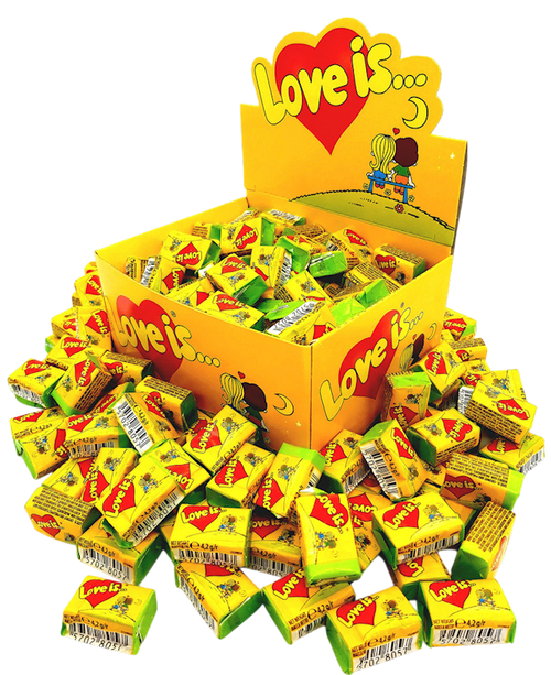 GUM W/COCONUT&PINEAPPLE FLAVOR 100/4.2GR LOVE IS...