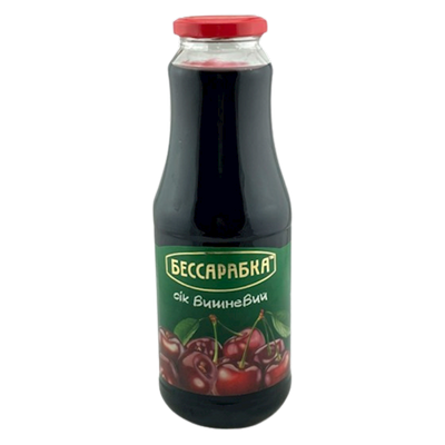 JUICE CHERRY PASTEURIZED 6/1L BESSARABKA UKRAINE