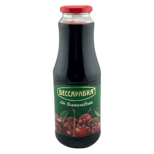 JUICE CHERRY PASTEURIZED 6/1L BESSARABKA UKRAINE