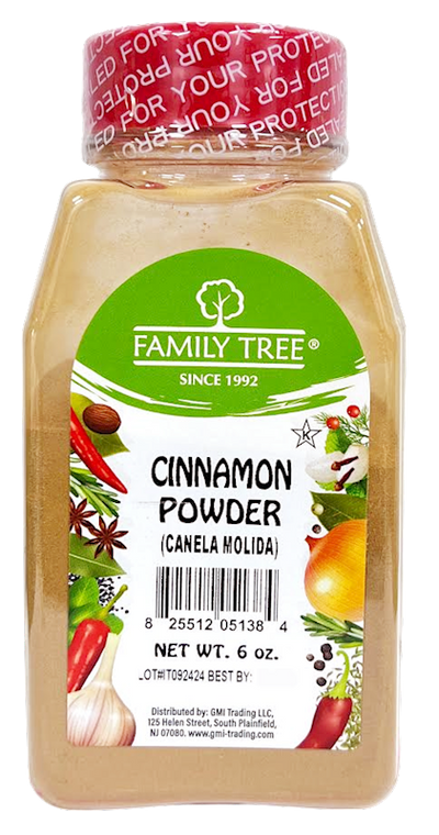 CINNAMON POWDER 12/6OZ FAMILY TREE