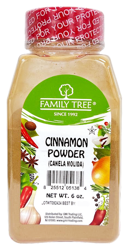 CINNAMON POWDER 12/6OZ FAMILY TREE
