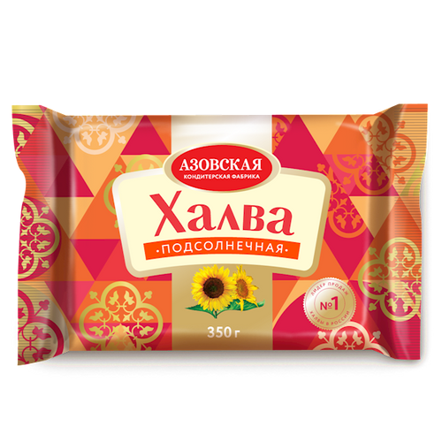HALVA SUNFLOWER 16/350GR  AZOVSKAYA