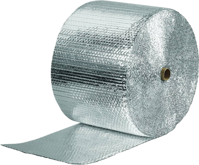 BUBBLE FILM METALIZED 4X12'X125FT
