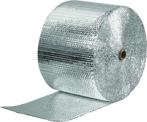 BUBBLE FILM METALIZED 4X12'X125FT