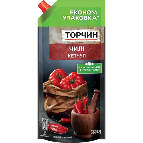 KETCHUP CHILI 25/380GR TORCHYN UKRAINE