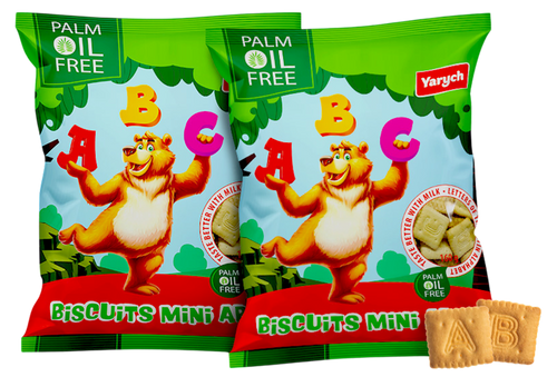 CRACKERS MINI ABC 23/160GR YARYCH