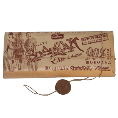 CHOCOLATE BAR BITTER ELITE 90% 2/1000GR CRAFT SPARTAK N6971