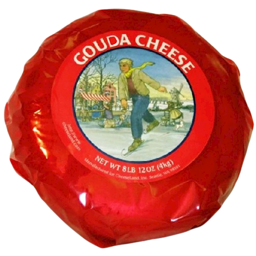 CHEESE RED GOUDA  1/10LB HOLLAND
N999/40702