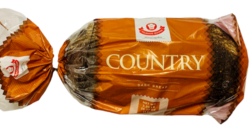 BREAD COUNTRY DARK SLICED 5/800GR LITHUANIA