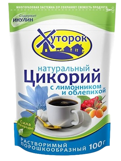 CHICORY POWDER W/BUCKTHORN&LEMONGRASS BABUSHKIN HUTOROK 12/100GR N10458