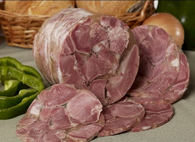 HEADCHEESE PORK TONGUE  /SALCESON OZORKOWY JASNY 12/40LB LOOSE GALICJA  N590/91007