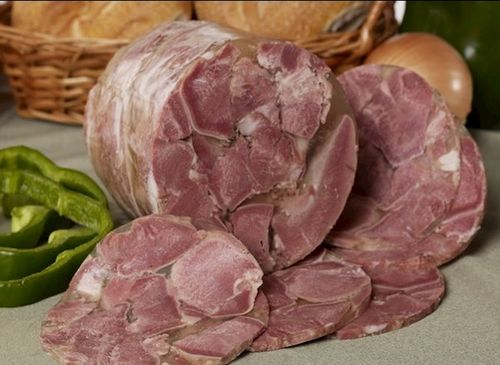 HEADCHEESE PORK TONGUE  /SALCESON OZORKOWY JASNY 12/40LB LOOSE GALICJA  N590/91007