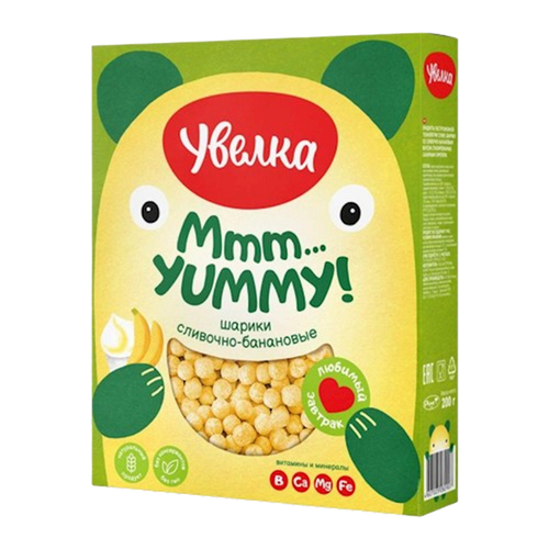 BALLS W/CREAM BANANA FLAVOR  5/200GR UVELKA