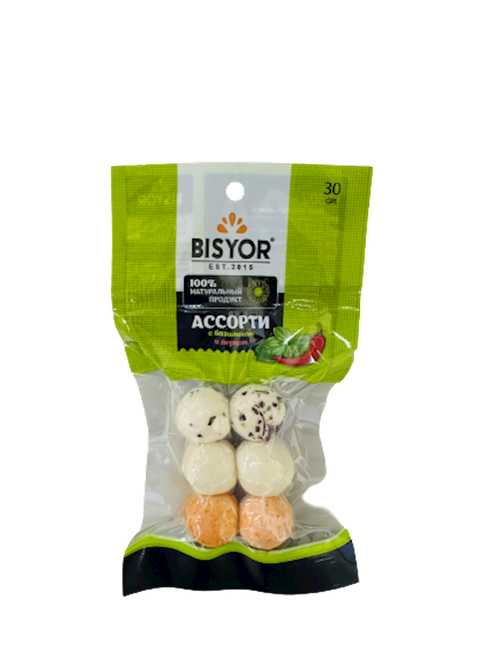 BIO KURT ASSORTED CLASSIC, BASIL AND CHILI BISYOR 40/30GR UZBEKISTAN