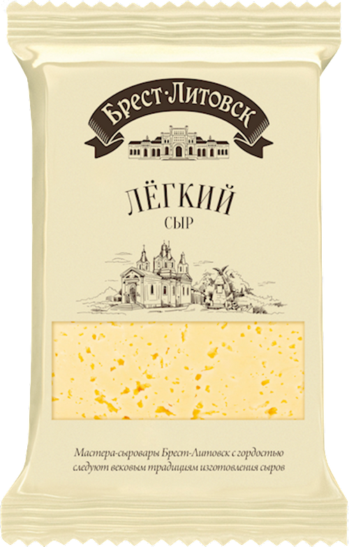 CHEESE LIGHT 35% CHUNK 10/200GR BREST LITOVSK BELARUS N1916
