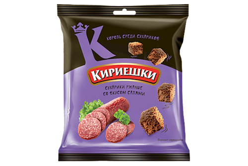 DRY BREAD RYE W/SALAMI FLAVOR 60/40GR KIRIESHKI NMBC102
