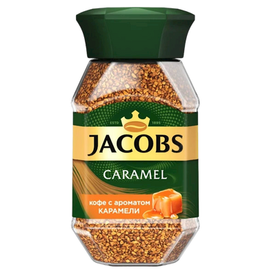 COFFEE INSTANT JACOBS MONARCH W/CARAMEL FLAVOR 6/95GR RUSSIA N105