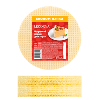 LAYERS PLAIN FOR CAKE WAFFLE 10/140GR LEKORNA N10867