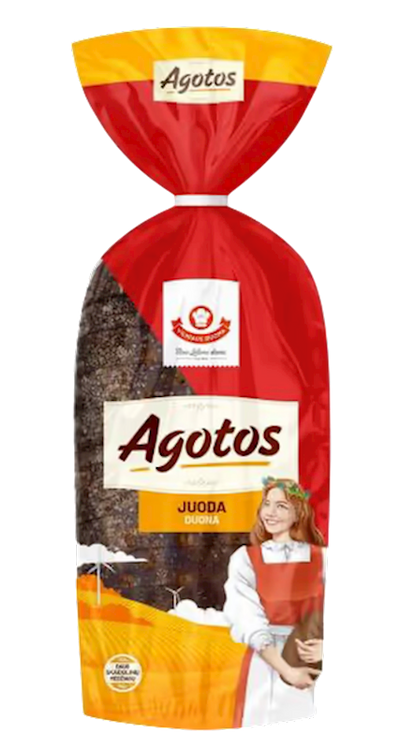 BREAD DARK AGATHAS LOAF SLICED 5/800GR LITHUANIA N217620