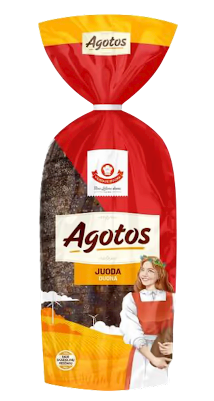BREAD DARK AGATHAS LOAF SLICED 5/800GR LITHUANIA N217620