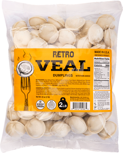 DUMPLINGS W/VEAL 12/2LB RETRO RPV02