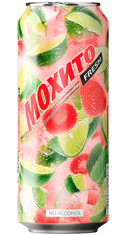 SOFT DRINK MOJITO STRAWBERRY 24/0.45L OCHAKOVO